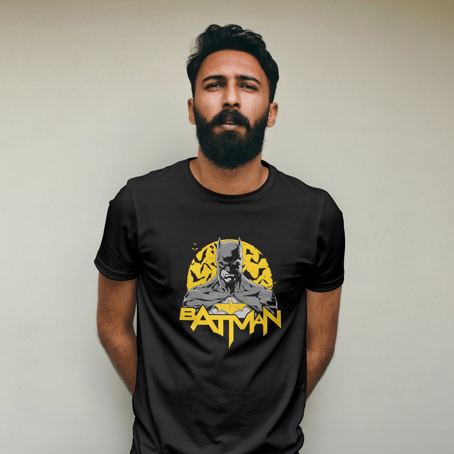 Batman Regular Fit Unisex Black T-Shirt