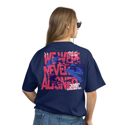 Never Aligned Navy Blue T-Shirt