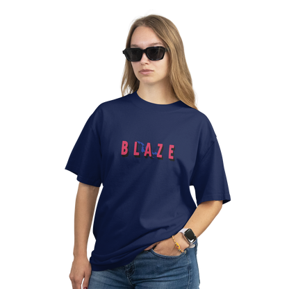 Never Aligned Navy Blue T-Shirt